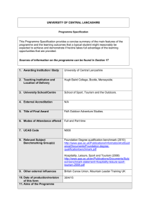 fda_outdoor_adventure_studies - University of Central Lancashire