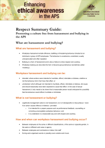 Respect summary guide - Australian Public Service Commission