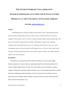 CS courses paper - Ideals - University of Illinois at Urbana