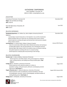 Resume & CV - Katie Cimperman