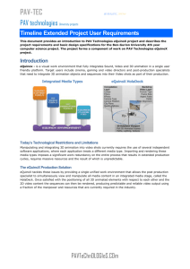 Timeline Extended Project User Requirements