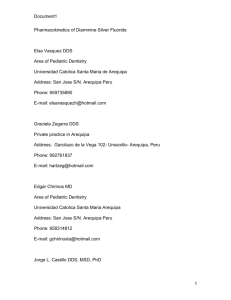 Pharmacokinetics of Diammine Silver FluorideV20.1HIGHLIGHTED