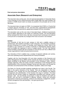 Associate Dean (Research and Enterprise)