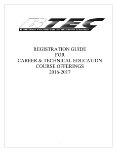 BTEC Registration Guide 16-17