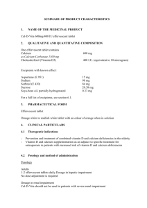 Cal-D-Vita effervescent tablet ENG SmPC