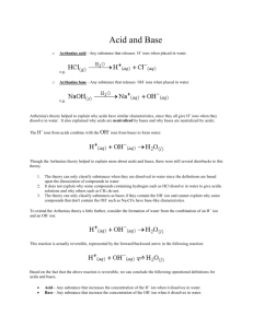 Acid Base Notes