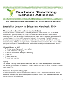 School - Durham Teaching School Alliance