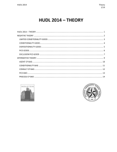 HUDL 2014 Theory