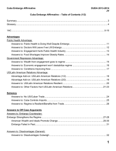 DUDA Cuba Affirmative (JV)