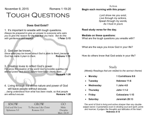 Tough Questions - Wallenpaupack FM Church