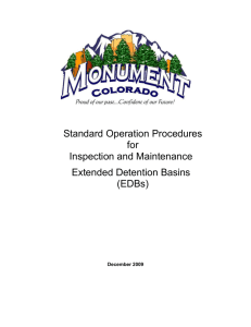 EDB-2 INSPECTING EXTENDED DETENTION BASINS (EDBs)