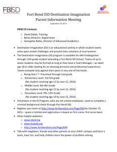 Parent Night Flyer - Fort Bend ISD / Homepage