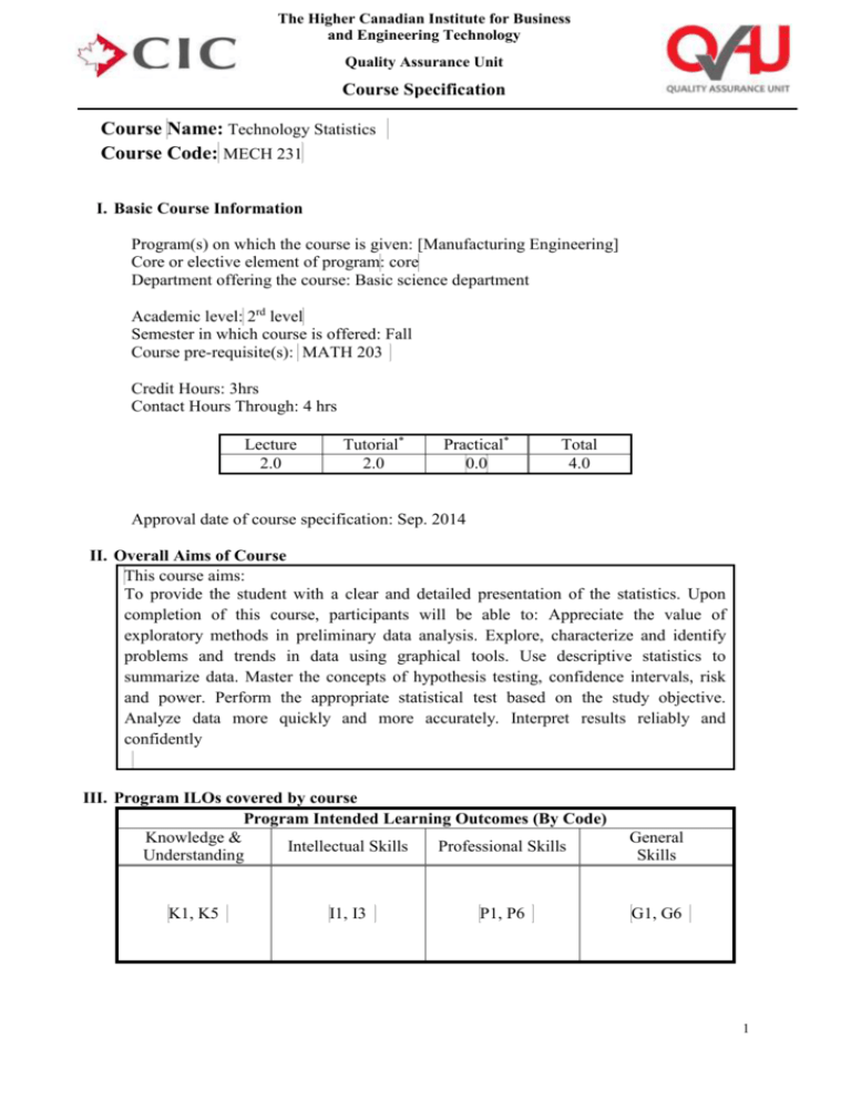 Course Code And Title