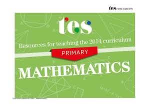 Maths_-_Primary - Moore Teachers