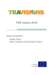 2) Academic Competition Research Areas 2016