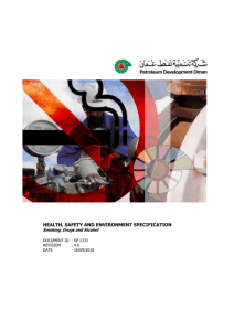 PDO Alcohol and drug policy SP1233