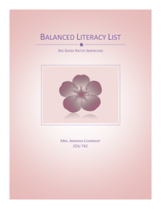 Balanced Literacy List