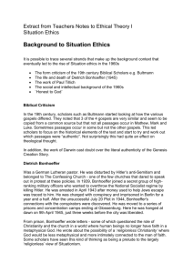 Extract of Situation Ethics Teachers Note