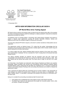 ARTIO NSW Circular Information 38: Ministers Agree to National