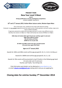 taunton deane and street new year level 3 open meet 2015 conditions