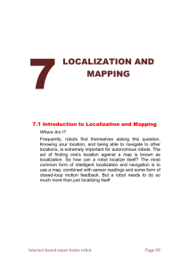 CH 8 LOCALIZATION AND MAPPING