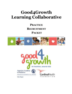 The Ohio AAP`s Good4Growth Learning Collaborative offers
