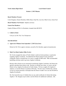 NAHS LCS Minutes October 2, 2015