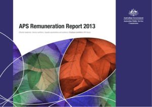 APS Remuneration Report 2013 - Australian Public Service