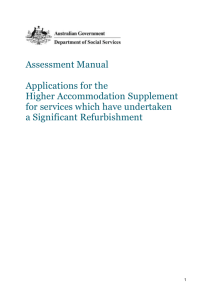 Assessment manual - Department of Social Services