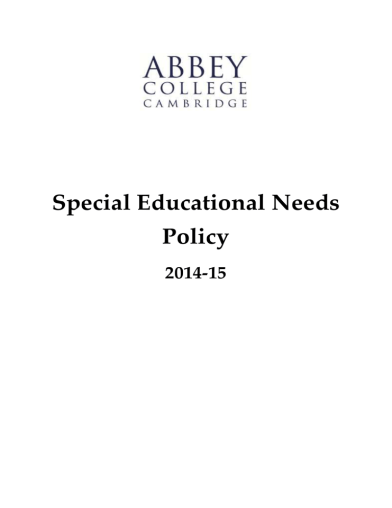 Special Educational Needs