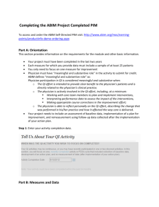 Completing the ABIM Completed QI Project Module