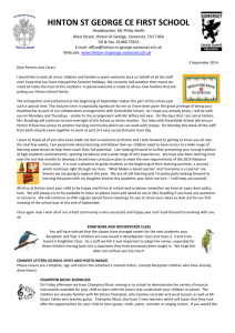 Newsletter 3 September 2014