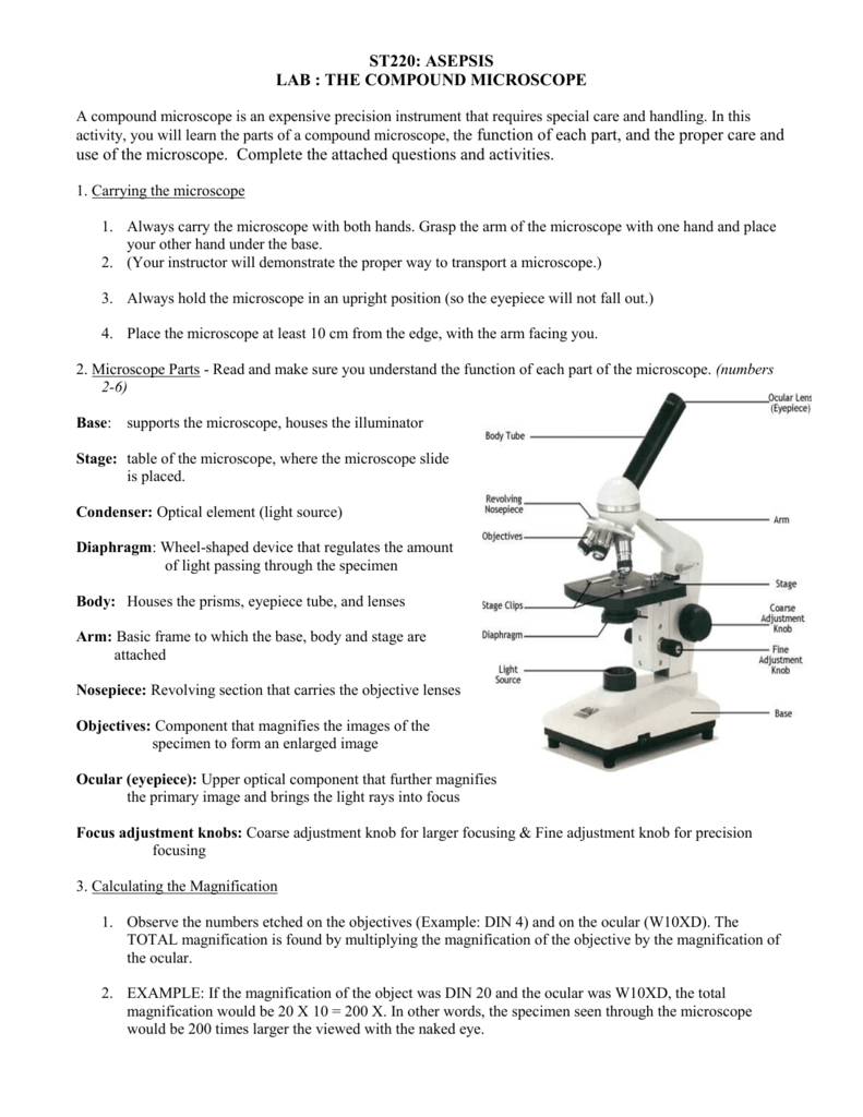 ST220 MicroscopeLab Instructions