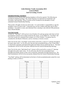 Little Britches Youth Association 2012 General Rules