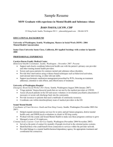 HotLinkSample Resume - School of Social Work