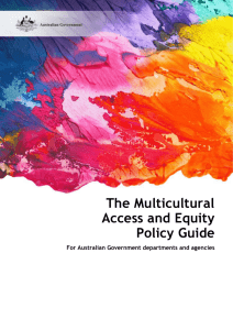 The Multicultural Access and Equity Policy Guide
