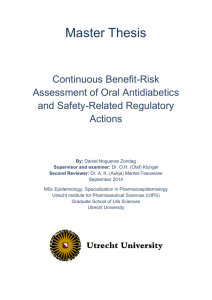 Continuous Benefit-Risk Assessment of Oral Antidiabetics and
