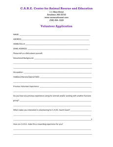 volunteer-form-1-1 - Center for Animal Rescue & Education