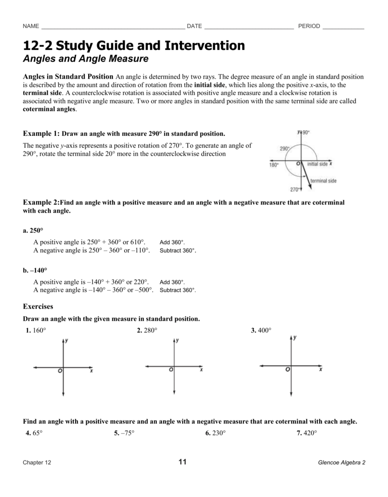 Glencoe Geometry Chapter 12 Study Guide And Intervention Answers