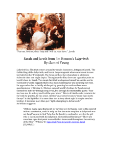 Character Analysis of Sarah and Jareth in Jim