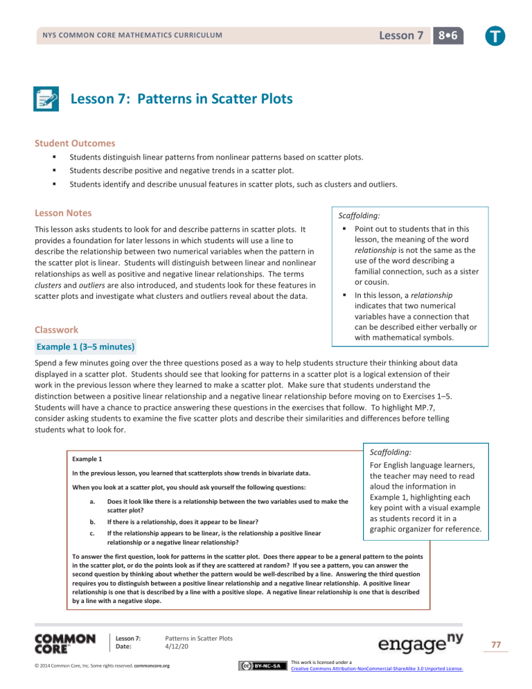 lesson-7-patterns-in-scatter-plots