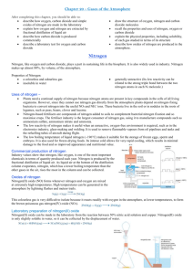 Chapter 20 – Gases of the Atmosphere