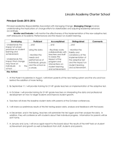 November Principal Evaluation Form