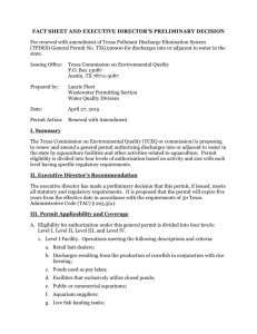 fact sheet - Texas Commission on Environmental Quality