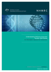 Understanding Direct-to-Consumer Genetic DNA Testing