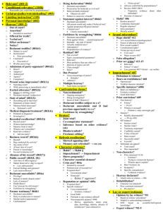 Evidence_Schulman_F2011 Checklist