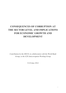 Consequences of Corruption at the Sector Level and Implications for