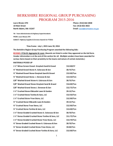 FY2016 Award Memo (2) - Berkshire county highway