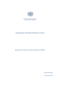 Compendium of Gender Statistics in Africa