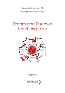 the Dream and Discover teachers guide Word (docx